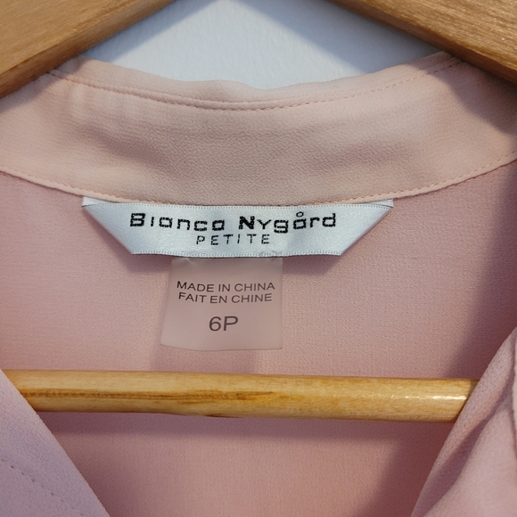 BIANCA NYGARD Pink and Peach Sleeveless Blouse (6P) - Picture 4 of 6